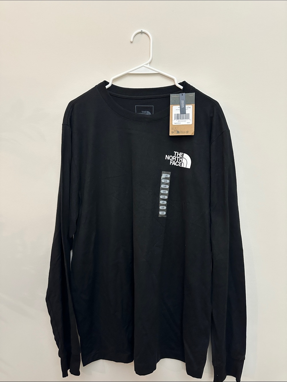 The North Face Men's Long Sleeve Tee - Black